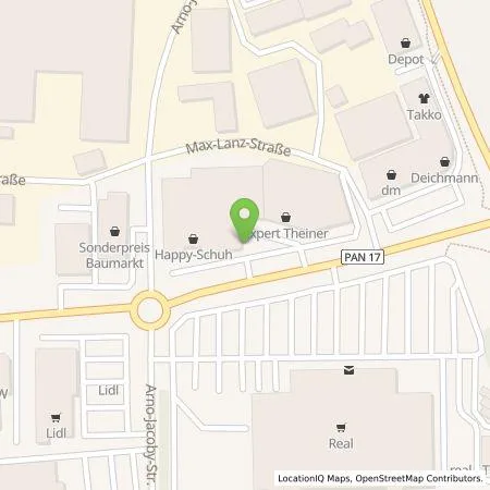 Standortübersicht der Tankstelle Energie Südbayern GmbH in 84347 Pfarrkirchen