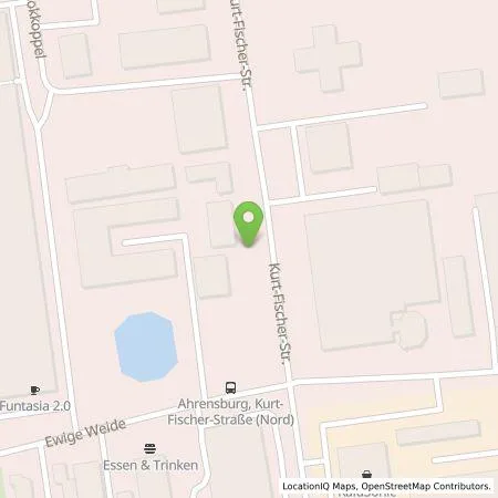 Standortübersicht der Tankstelle B & E Automobile GmbH & Co. KG in 22926 Ahrensburg