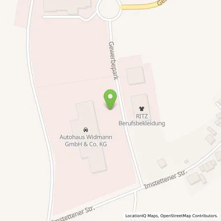 Standortübersicht der Tankstelle Autohaus Widmann GmbH & Co. KG in 92442 Wackersdorf