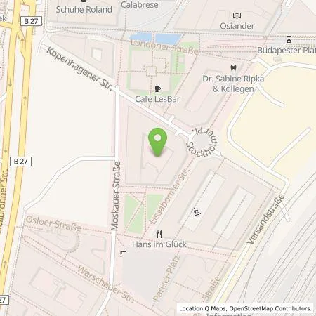 Standortübersicht der Tankstelle Sparkassenverband Baden-Württemberg (SVBW) - Körperschaft des öffentlichen Rechts - in 70173 Stuttgart