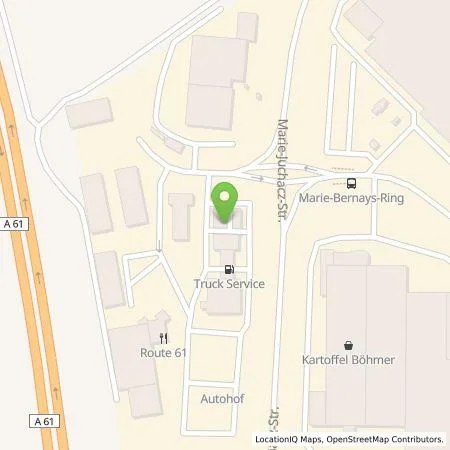 Standortübersicht der Tankstelle Fred Pfennings GmbH & Co. KG in 41199 Moenchengladbach