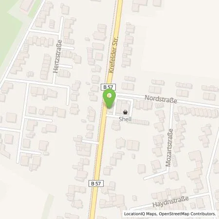 Standortübersicht der Tankstelle Fred Pfennings GmbH & Co. KG in 41836 Hückelhoven (Baal)