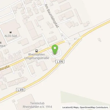 Standortübersicht der Tankstelle Fred Pfennings GmbH & Co. KG in 41179 Mönchengladbach