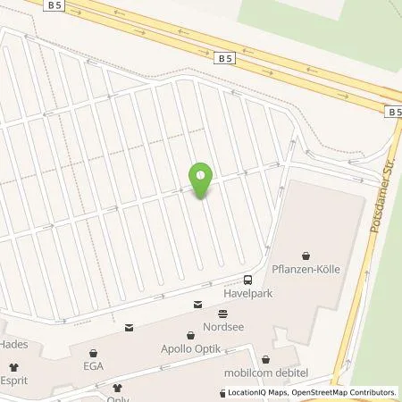 Standortübersicht der Tankstelle TotalEnergies Charging Solutions Deutschland GmbH in 14624 Dallgow-Döberitz