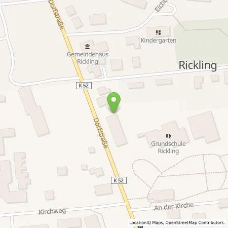 Standortübersicht der Tankstelle HanseWerk AG in 24635 Rickling