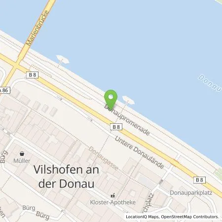 Standortübersicht der Tankstelle Mer Germany GmbH in 94474 Vilshofen an der Donau