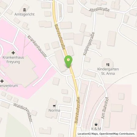 Standortübersicht der Tankstelle Mer Germany GmbH in 94078 Freyung