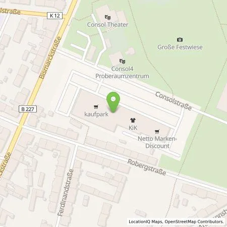 Standortübersicht der Tankstelle EnBW mobility+ AG und Co.KG in 45889 Gelsenkirchen