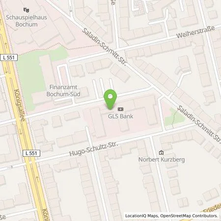 Standortübersicht der Tankstelle GLS Mobility GmbH in 44789 Bochum