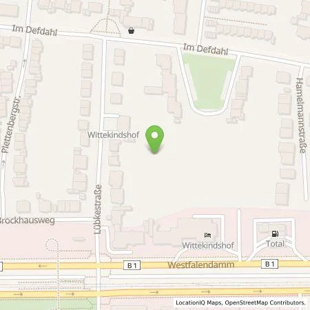 Standortübersicht der Tankstelle Dortmunder Energie- und Wasserversorgung GmbH in 44141 Dortmund