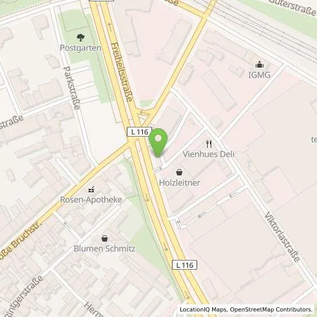 Standortübersicht der Tankstelle NEW Niederrhein Energie und Wasser GmbH in 41747 Viersen