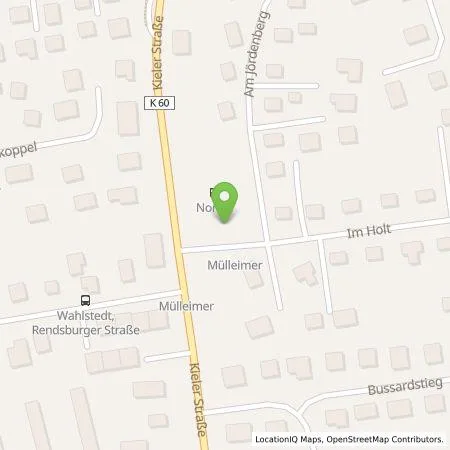 Standortübersicht der Tankstelle Lother GmbH in 23812 Wahlstedt