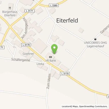 Standortübersicht der Tankstelle RhönEnergie Fulda GmbH in 36132 Eiterfeld