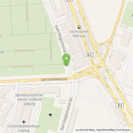 Standortübersicht der Tankstelle Stadtwerke Leipzig GmbH in 04317 Leipzig