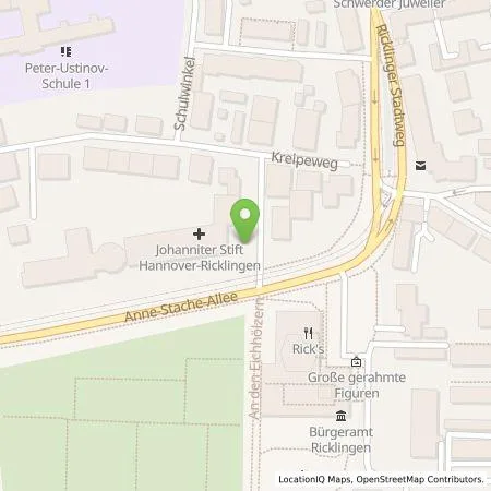 Standortübersicht der Tankstelle enercity AG in 30459 Hannover