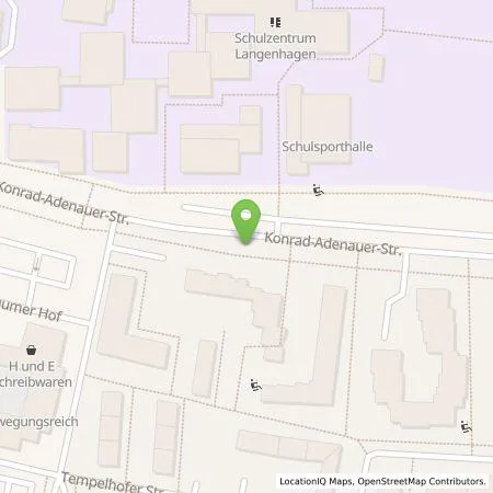 Standortübersicht der Tankstelle EWE Go HOCHTIEF Ladepartner GmbH & Co. KG in 30853 Langenhagen