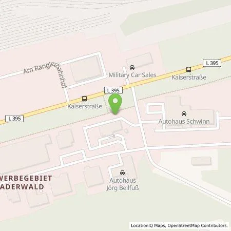 Standortübersicht der Tankstelle EWE Go GmbH in 67661 Kaiserslautern