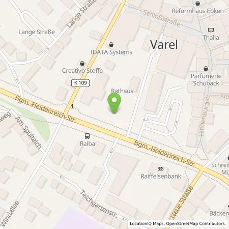 Standortübersicht der Tankstelle EWE Go GmbH in 26316 Varel