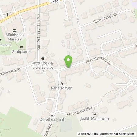 Standortübersicht der Tankstelle Stadtwerke Witten Energielösungen GmbH in 58452 Witten