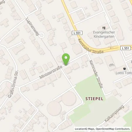 Standortübersicht der Tankstelle HOCHTIEF Ladepartner GmbH in 44797 Bochum