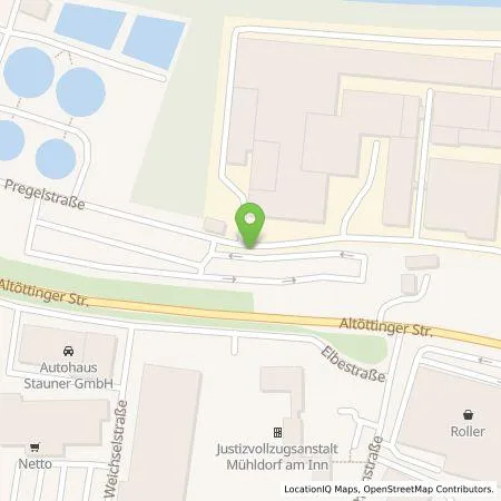 Standortübersicht der Tankstelle Energie Südbayern GmbH in 84453 Mühldorf a. Inn