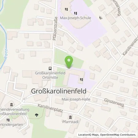 Standortübersicht der Tankstelle Energie Südbayern GmbH in 83109 Großkarolinenfeld