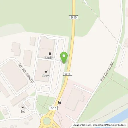 Standortübersicht der Tankstelle Präg Energiedienstleistungen GmbH & Co. KG in 87666 Pforzen