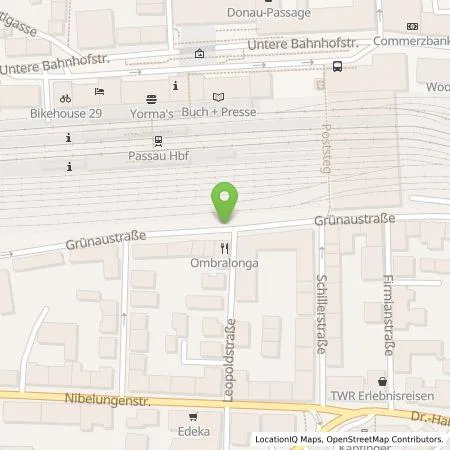 Standortübersicht der Tankstelle Energie Südbayern GmbH in 94032 Passau