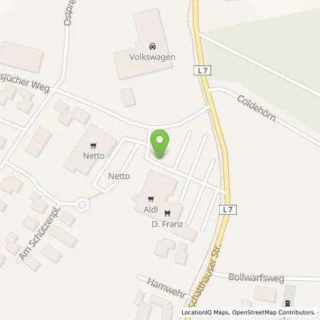 Standortübersicht der Tankstelle EWE Go GmbH in 26553 Dornum