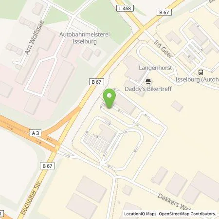 Standortübersicht der Tankstelle EWE Go GmbH in 46419 Isselburg