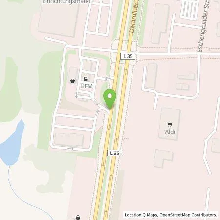 Standortübersicht der Tankstelle EWE Go GmbH in 17034 Neubrandenburg