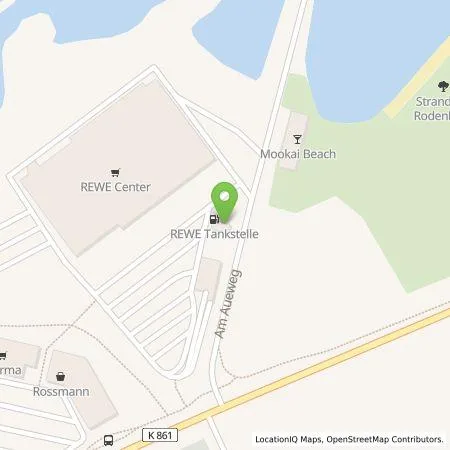 Standortübersicht der Tankstelle EnBW mobility+ AG und Co.KG in 63517 Rodenbach