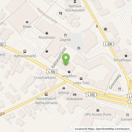 Standortübersicht der Tankstelle GLS Mobility GmbH in 23617 Stockelsdorf