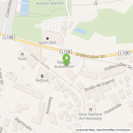 Standortübersicht der Tankstelle TEAG Mobil GmbH in 98559 Oberhof