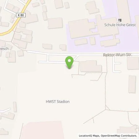 Standortübersicht der Tankstelle Gemeindewerke Hohenwestedt GmbH in 24594 Hohenwestedt