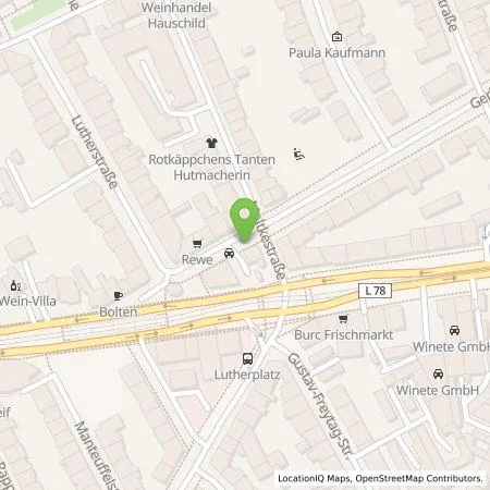 Standortübersicht der Tankstelle Stadtwerke Duisburg AG in 47058 Duisburg