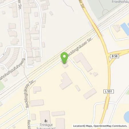 Standortübersicht der Tankstelle Flächenentwicklungsgesellschaft Haltern am See mbH in 45721 Haltern am See