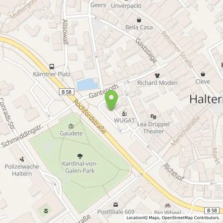 Standortübersicht der Tankstelle Flächenentwicklungsgesellschaft Haltern am See mbH in 45721 Haltern am See