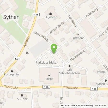 Standortübersicht der Tankstelle Flächenentwicklungsgesellschaft Haltern am See mbH in 45721 Haltern am See