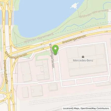 Standortübersicht der Tankstelle Mercedes- Benz AG - Niederlassung Nürnberg in 90402 Nürnberg