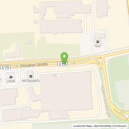 Standortübersicht der Tankstelle SachsenEnergie AG in 01796 Pirna