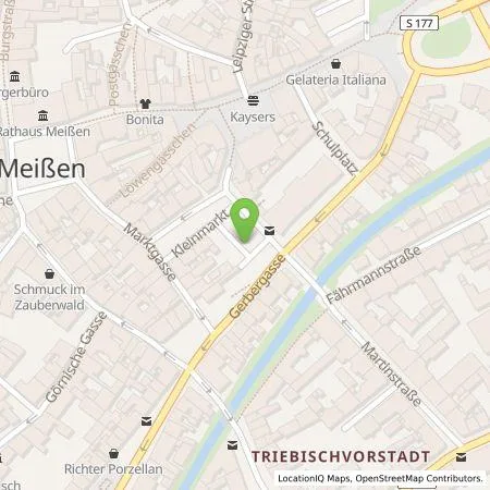 Standortübersicht der Tankstelle Meißener Stadtwerke GmbH in 01662 Meißen