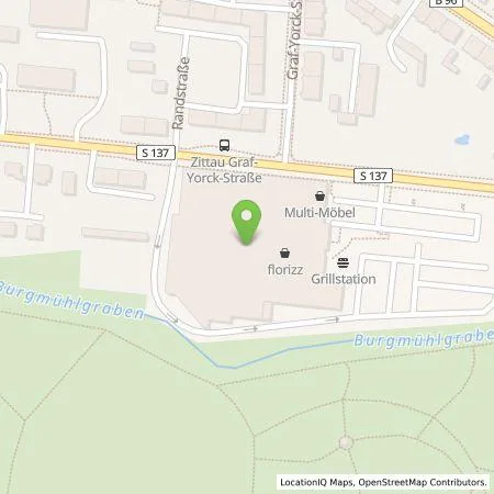 Standortübersicht der Tankstelle EnBW mobility+ AG und Co.KG in 02763 Zittau