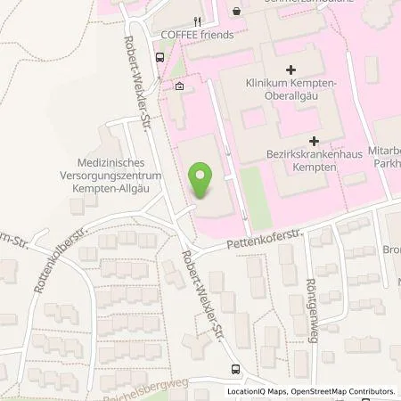Standortübersicht der Tankstelle Präg Energiedienstleistungen GmbH & Co. KG in 87439 Kempten