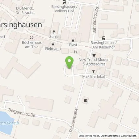 Standortübersicht der Tankstelle Westfalen Weser Ladeservice GmbH in 30890 Barsinghausen