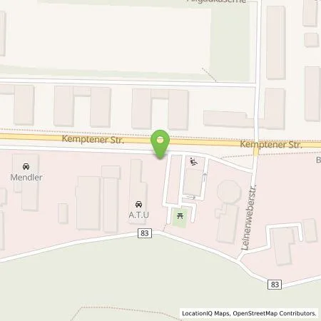 Standortübersicht der Tankstelle Allego GmbH in 87629 Füssen