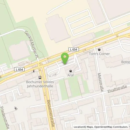 Standortübersicht der Tankstelle BP Europa SE in 44793 Bochum