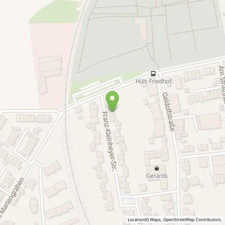 Standortübersicht der Tankstelle W+Q Haustechnik GmbH in 47839 Krefeld