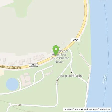 Standortübersicht der Tankstelle Stadtwerke Witten Energielösungen GmbH in 58455 Witten