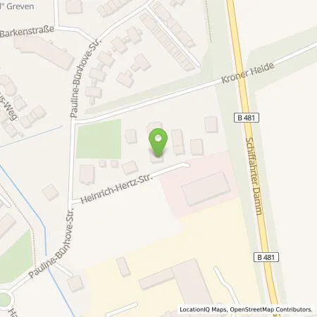 Standortübersicht der Tankstelle Elektrohaus Scholz GmbH in 48268 Greven